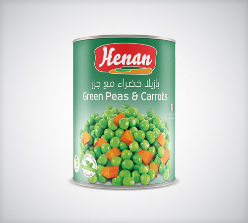 Henan  Green peas With CarrotEasy Open