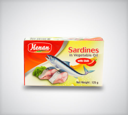 Henan Sardines in Vegetable Oil With Chili