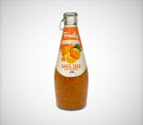 Frosty  Basil Seed Drink With Orange