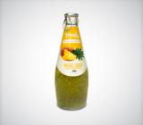 Frosty  Basil Seed Drink With Pineapple