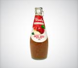 Frosty Basil Seed Drink With Apple