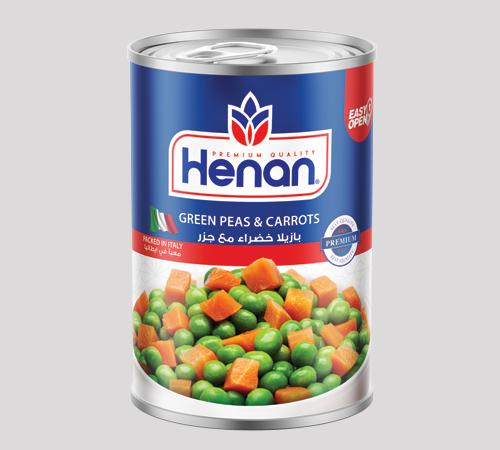 Henan  Green peas With CarrotEasy Open
